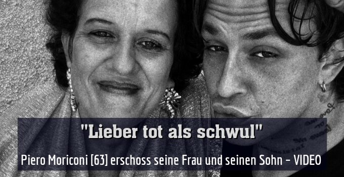 Piero Moriconi [63] erschoss seine Frau und seinen Sohn – VIDEO