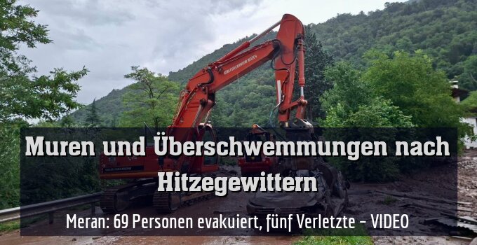 Meran: 69 Personen evakuiert, fünf Verletzte – VIDEO