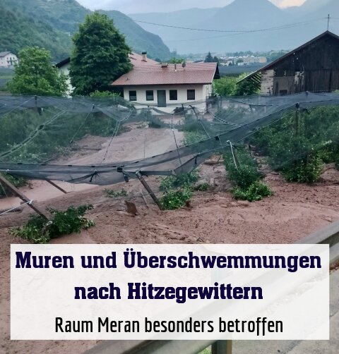 Raum Meran besonders betroffen