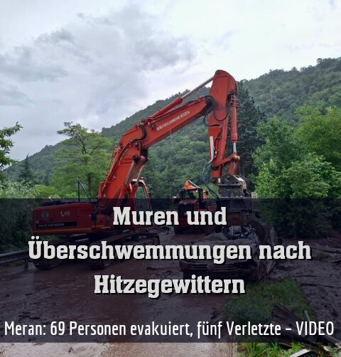 Meran: 69 Personen evakuiert, fünf Verletzte – VIDEO