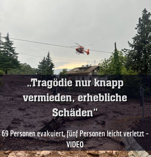 69 Personen evakuiert, fünf Personen leicht verletzt – VIDEO