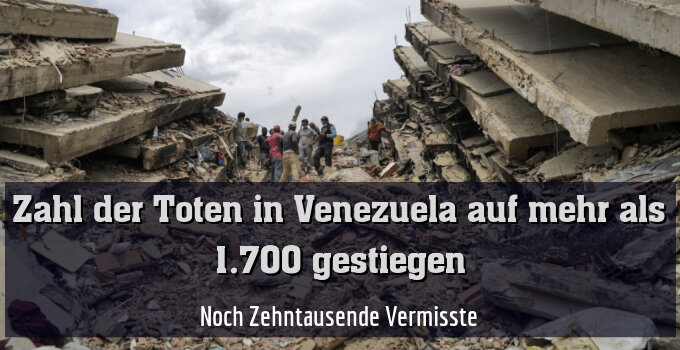 Noch Zehntausende Vermisste