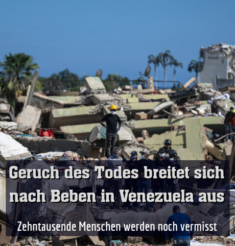 Zehntausende Menschen werden noch vermisst