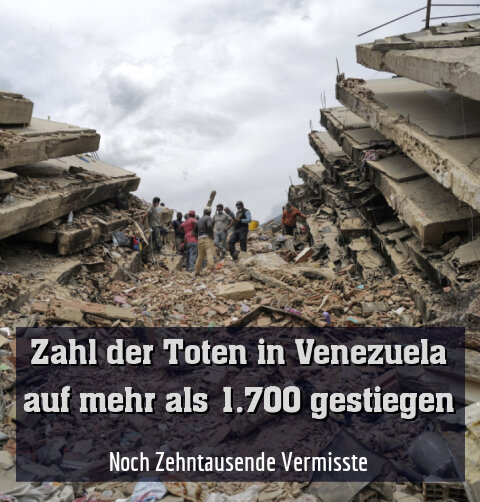 Noch Zehntausende Vermisste