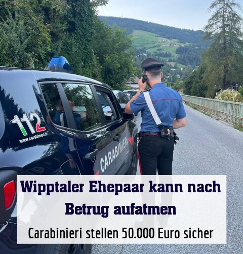 Carabinieri stellen 50.000 Euro sicher