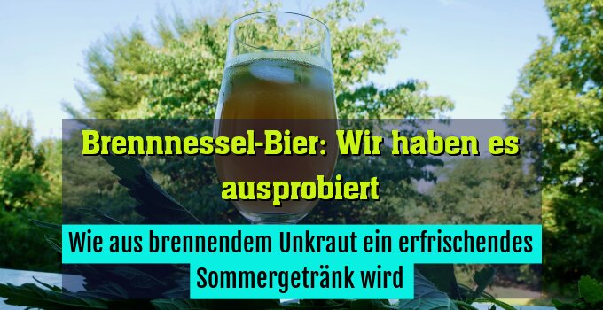 Wie aus brennendem Unkraut ein erfrischendes Sommergetränk wird