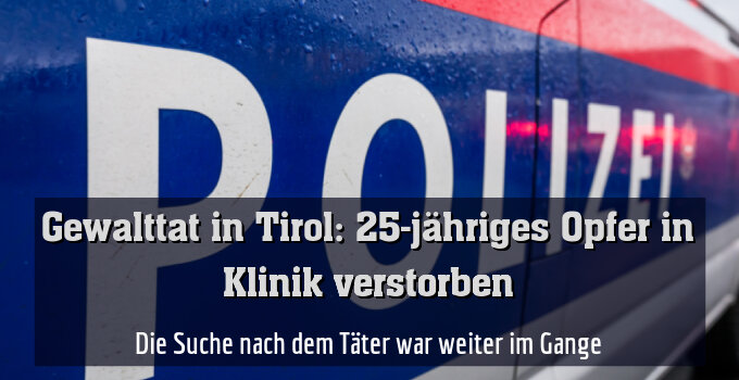 Die Suche nach dem Täter war weiter im Gange
