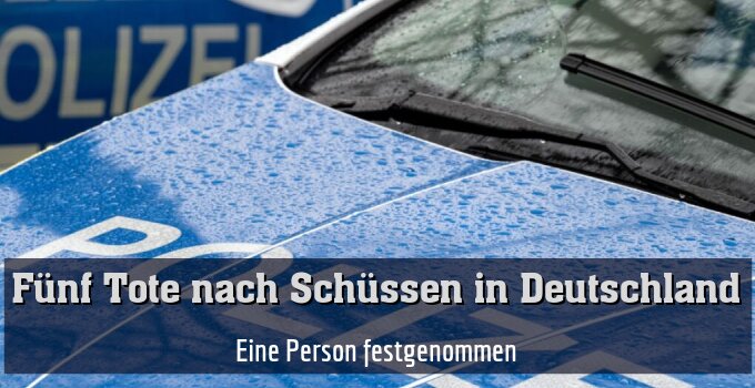 Eine Person festgenommen
