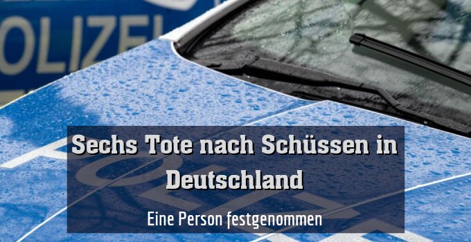 Eine Person festgenommen