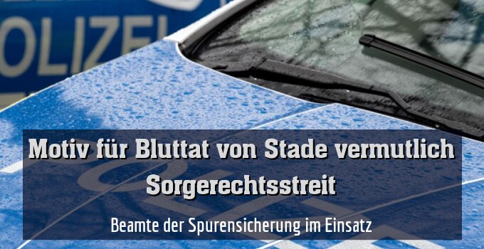 Beamte der Spurensicherung im Einsatz