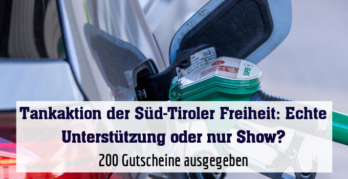 200 Gutscheine ausgegeben