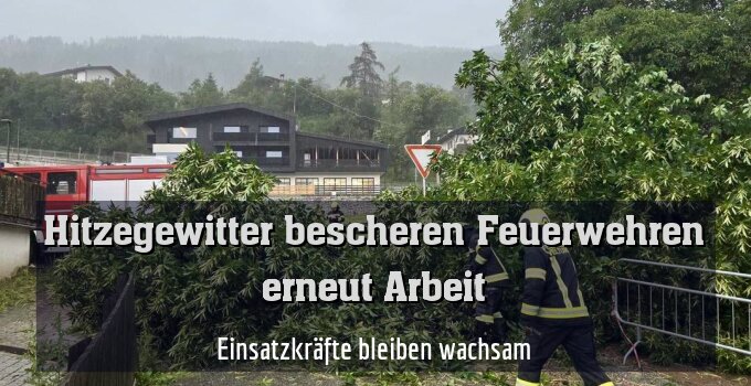 Einsatzkräfte bleiben wachsam
