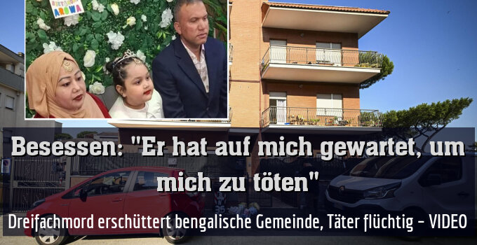 Dreifachmord erschüttert bengalische Gemeinde, Täter flüchtig – VIDEO
