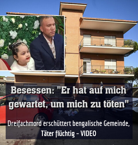 Dreifachmord erschüttert bengalische Gemeinde, Täter flüchtig – VIDEO