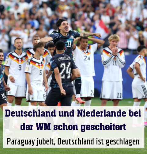 Paraguay jubelt, Deutschland ist geschlagen