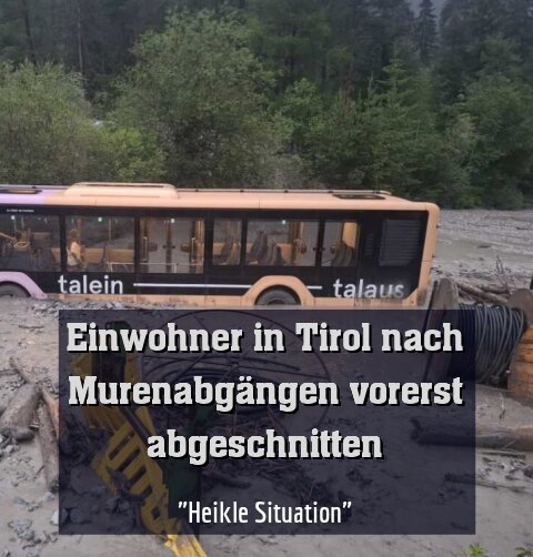 Busfahrer im Bezirk Landeck verletzt, drei Fahrgäste unverletzt