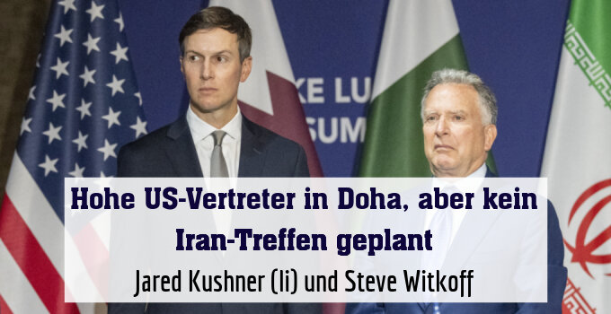 Jared Kushner (li) und Steve Witkoff