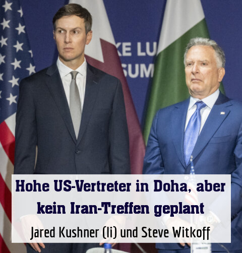Jared Kushner (li) und Steve Witkoff
