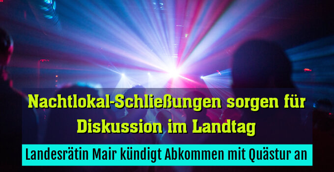 Landesrätin Mair kündigt Abkommen mit Quästur an
