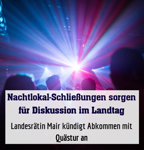 Landesrätin Mair kündigt Abkommen mit Quästur an