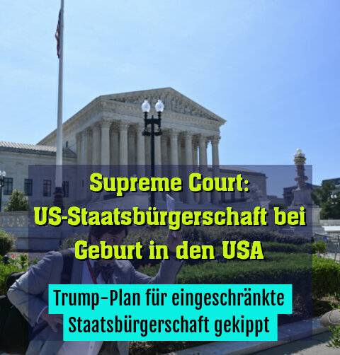 Trump-Plan für eingeschränkte Staatsbürgerschaft gekippt