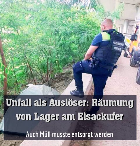 Auch Müll musste entsorgt werden