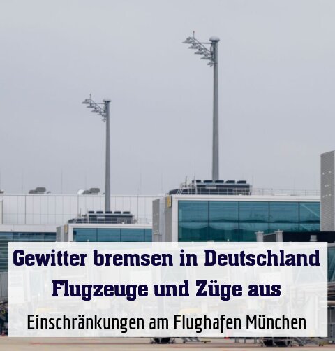 Einschränkungen am Flughafen München