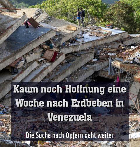 Die Suche nach Opfern geht weiter