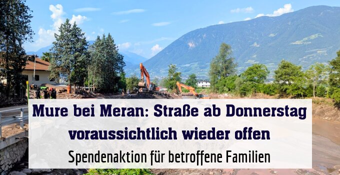 Spendenaktion für betroffene Familien