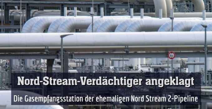 Die Gasempfangsstation der ehemaligen Ostseepipeline Nord Stream 2