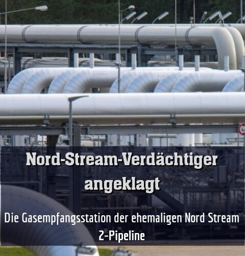 Die Gasempfangsstation der ehemaligen Nord Stream 2-Pipeline