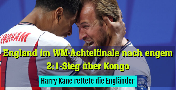 Harry Kane rettete die Engländer