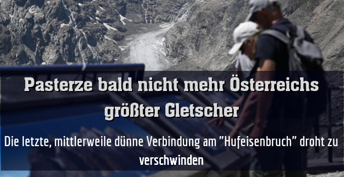 Die letzte, mittlerweile dünne Verbindung am "Hufeisenbruch" droht zu verschwinden