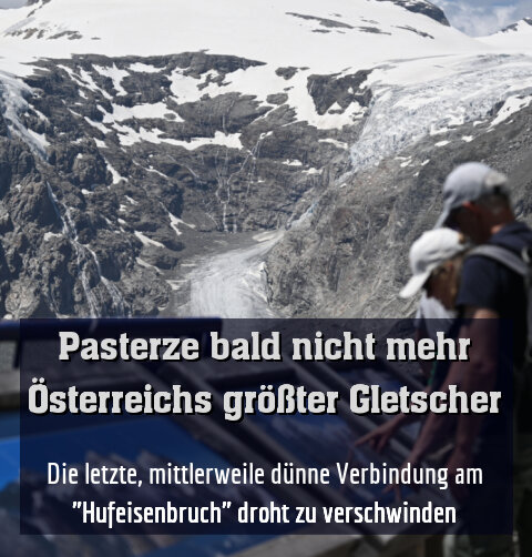Die letzte, mittlerweile dünne Verbindung am "Hufeisenbruch" droht zu verschwinden