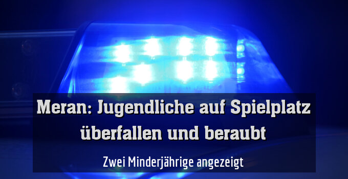 Zwei Minderjährige angezeigt