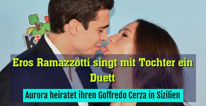 Aurora heiratet ihren Goffredo Cerza in Sizilien