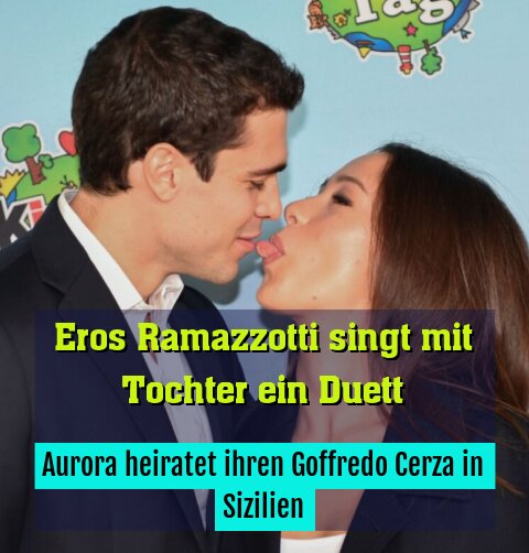 Aurora heiratet ihren Goffredo Cerza in Sizilien