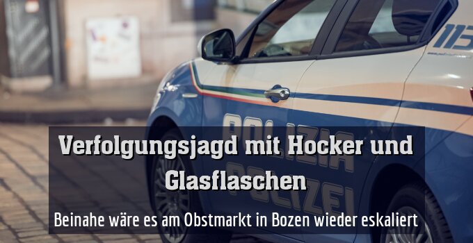 Beinahe wäre es am Obstmarkt in Bozen wieder eskaliert
