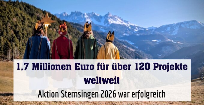 Aktion Sternsingen 2026 war erfolgreich
