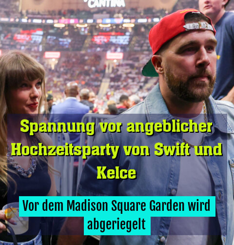 Vor dem Madison Square Garden wird abgeriegelt