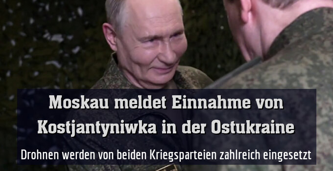 Putin lässt sich an der Fronbt blicken