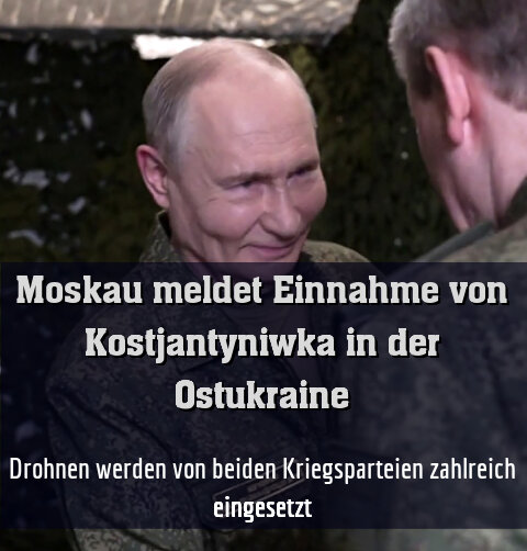 Putin lässt sich an der Fronbt blicken