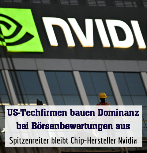 Spitzenreiter bleibt Chip-Hersteller Nvidia