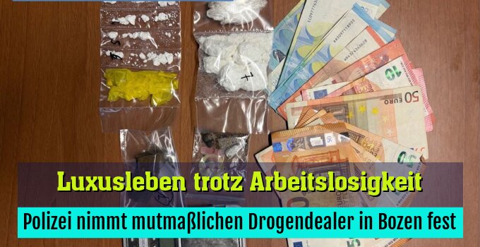 Polizei nimmt mutmaßlichen Drogendealer in Bozen fest