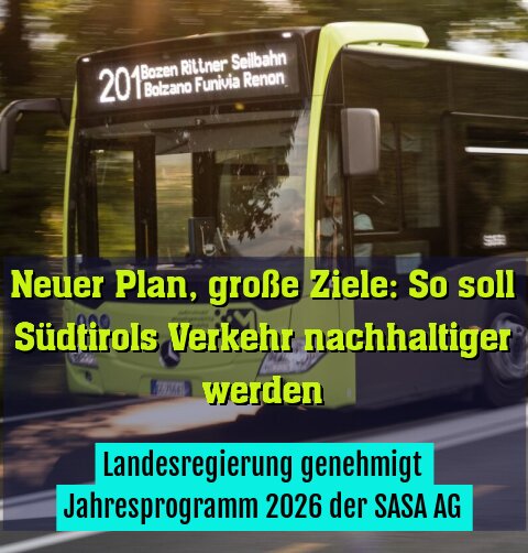 Landesregierung genehmigt Jahresprogramm 2026 der SASA AG