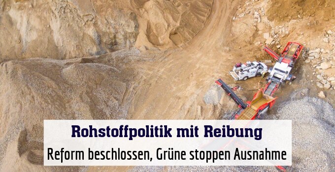 Reform beschlossen, Grüne stoppen Ausnahme