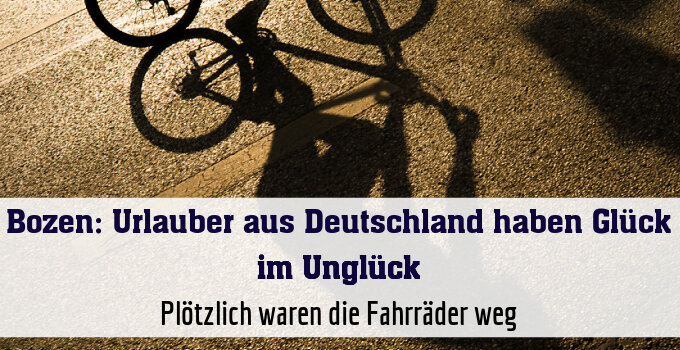 Plötzlich waren die Fahrräder weg