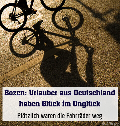 Plötzlich waren die Fahrräder weg