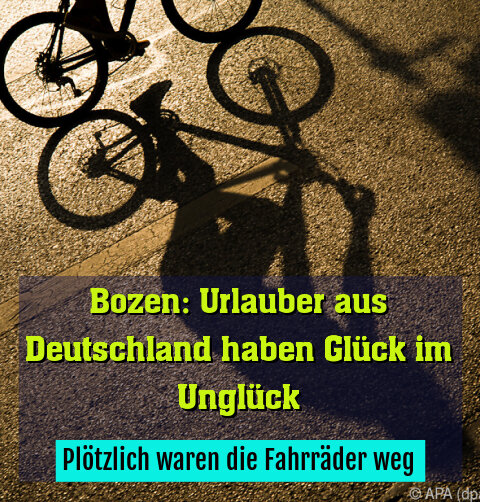 Plötzlich waren die Fahrräder weg