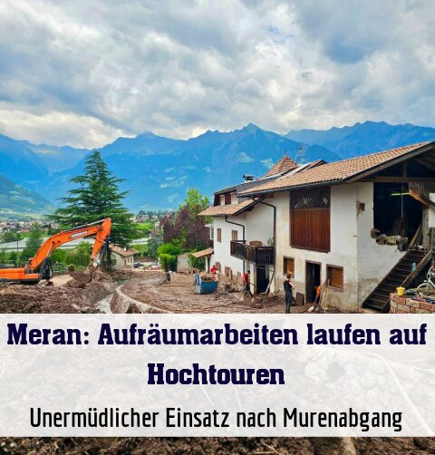 Unermüdlicher Einsatz nach Murenabgang